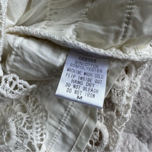 Francesca's Collection | "Crystal Pier" Tiered Crochet Lace Skirt | Size Medium - Picture 7 of 10